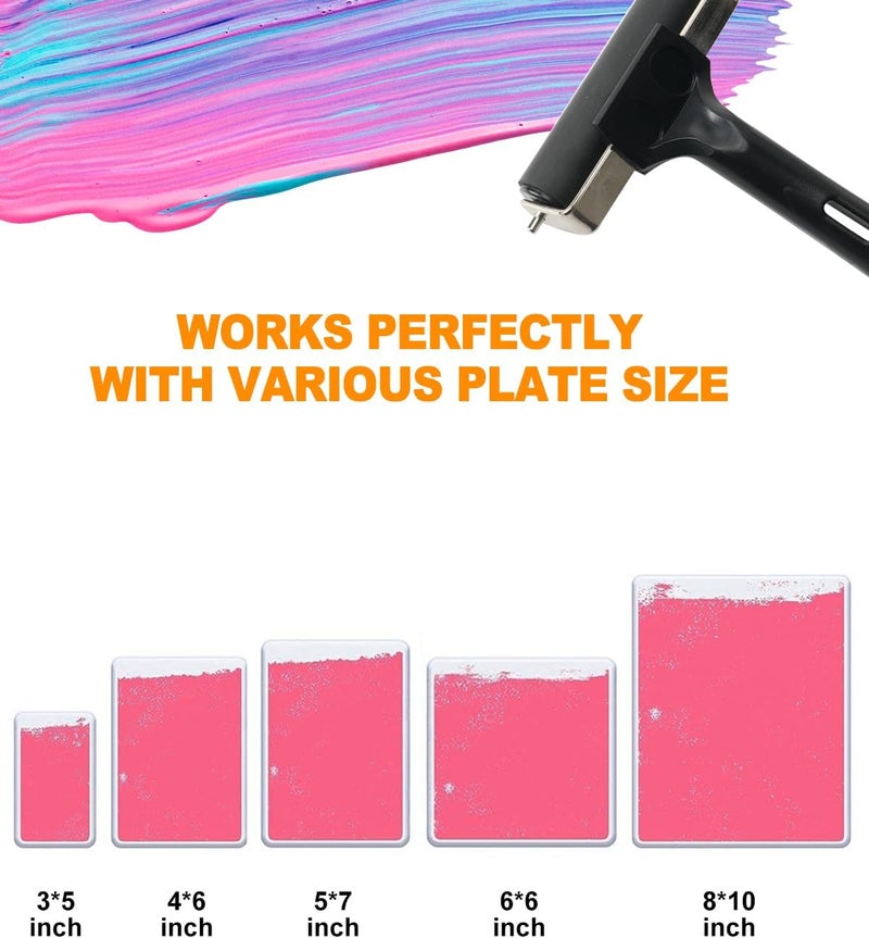 UCEC Paper Positioning Tool (6×8 inch) – Small Gel Plate Printing Placement Tool for Paper Alignment Layering, Acrylic L Square Ruler for Gel Printing Plate, Printmaking and Card Making Supplies - Image 3